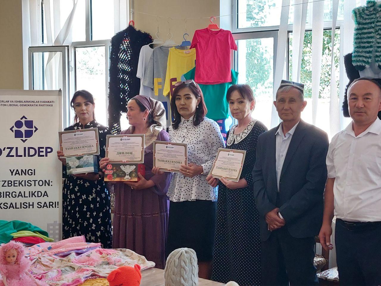 Winners of the Zaamin District Stage of the “Ishbilarmon Ayol -2022” competition announced