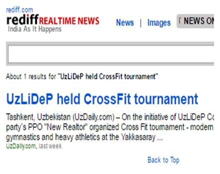 UzLiDeP held CrossFit tournament