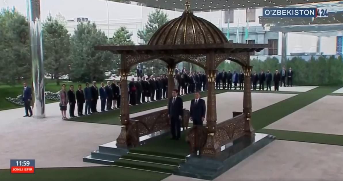 ВИДЕО: Церемония официальной встречи Президента Туркменистана