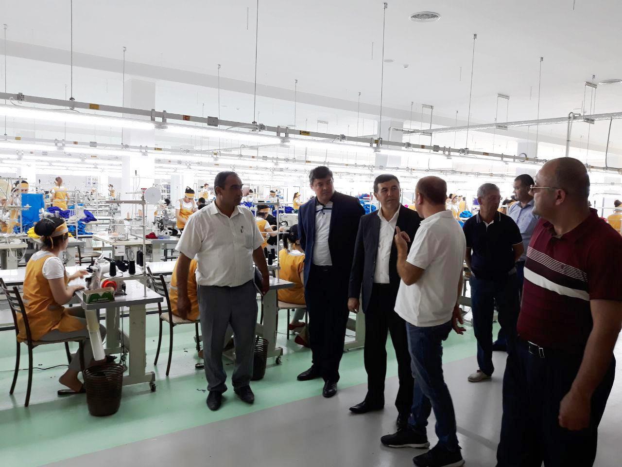 Представители УзЛиДеП ознакомились с деятельностью ООО «Toshrabot textile» в Кызылтепинском районе