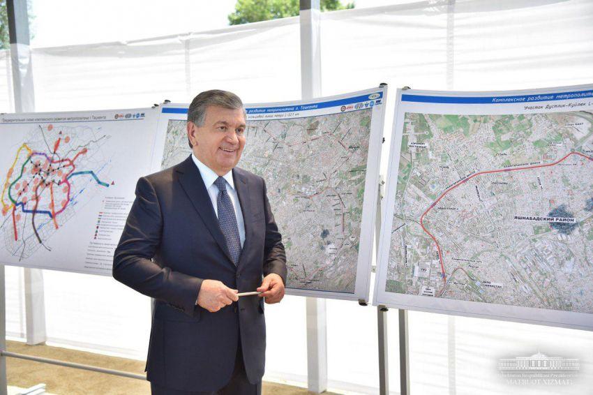 На Ахангаранском шоссе будет построена трехуровневая транспортная развязка (ВИДЕО, ФОТО)