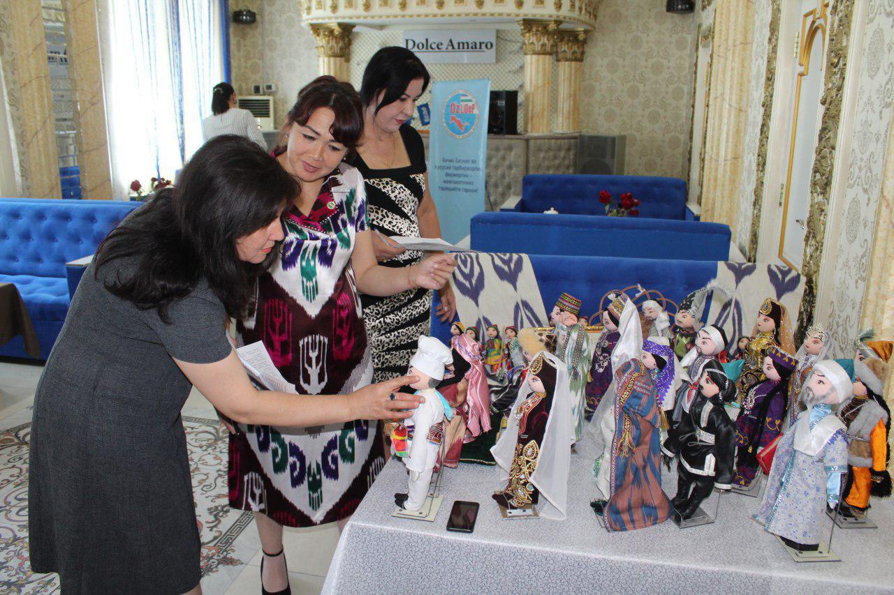 Entrepreneur from Navoi Latofat Khusanova exports national toys to the CIS countries