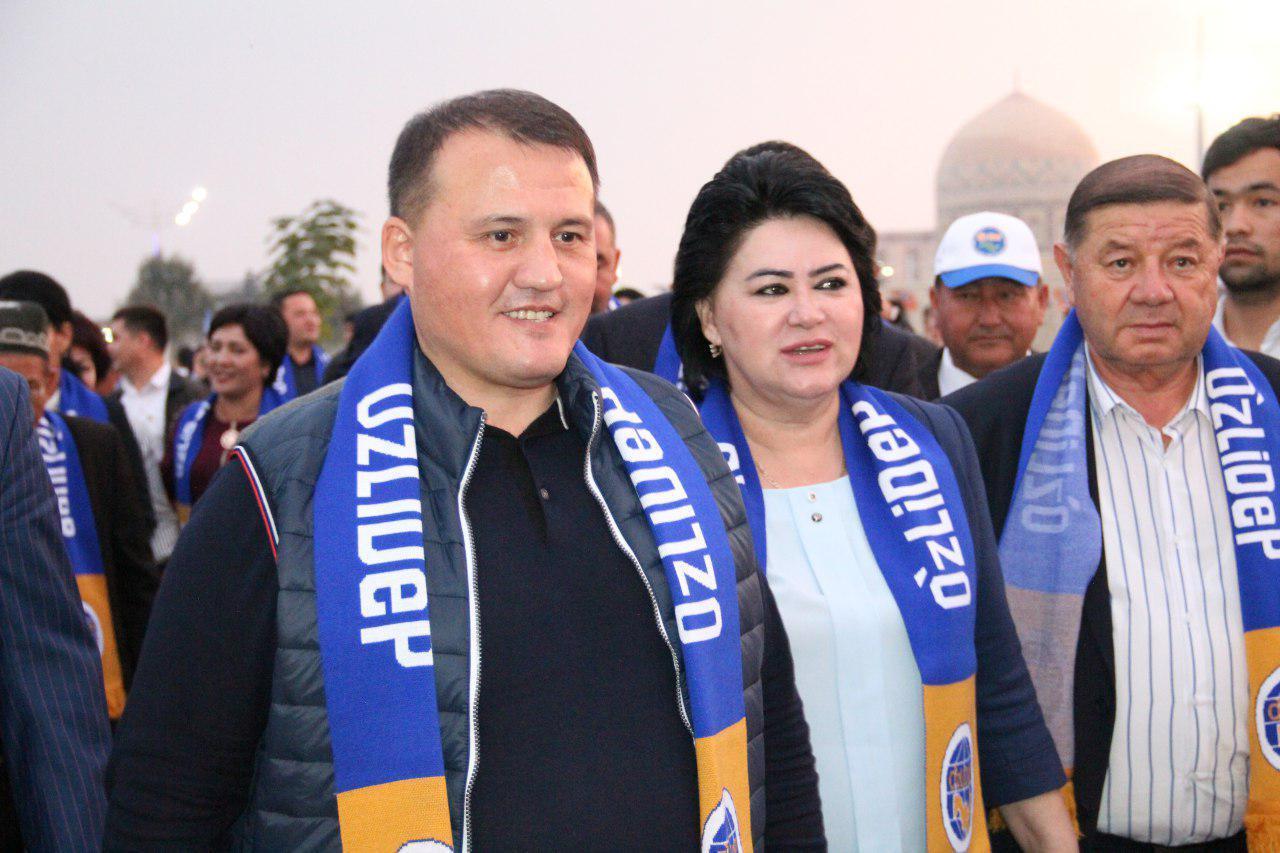 Руководитель УзЛиДеП  А.Хаитов  встретился с андижанскими избирателями