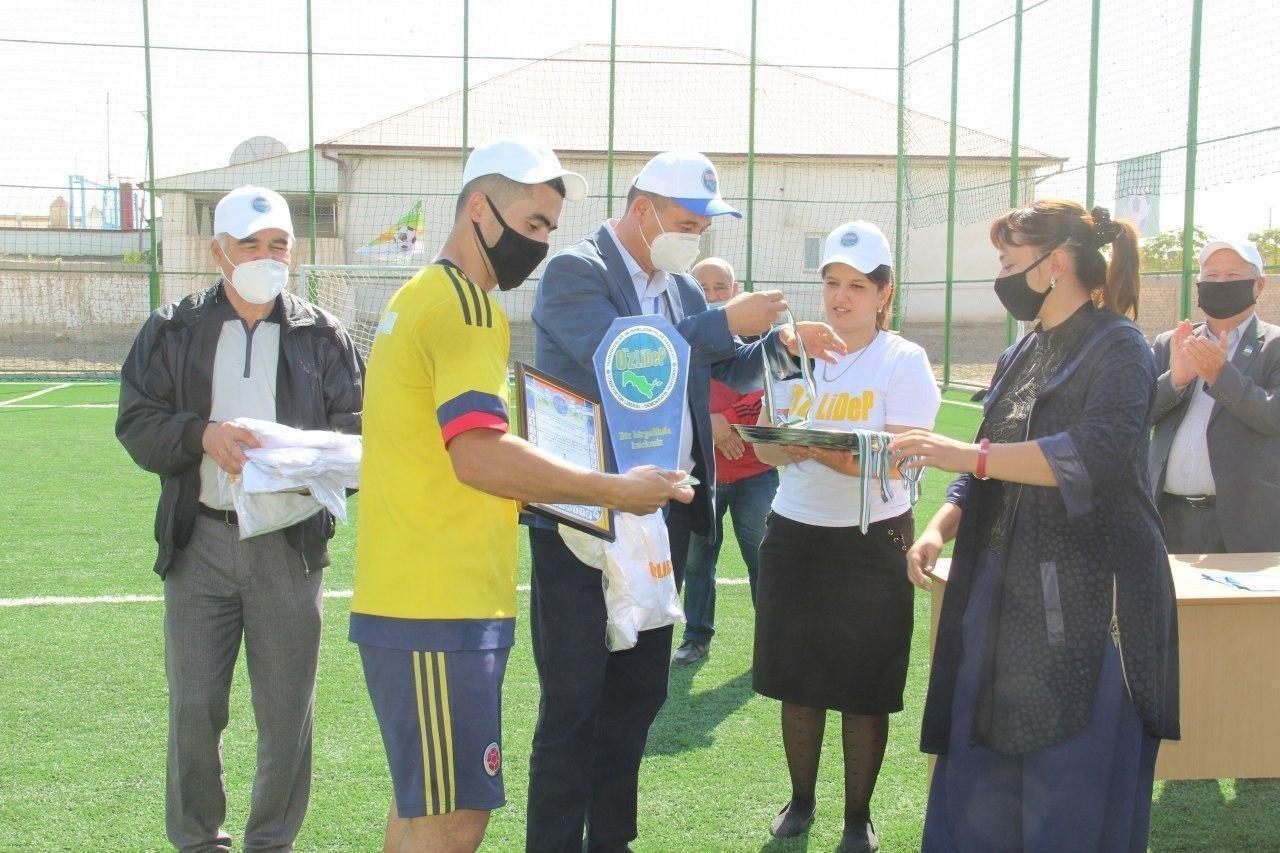 Mini-football competitions for the Cup of UzLideP Khiva City Council