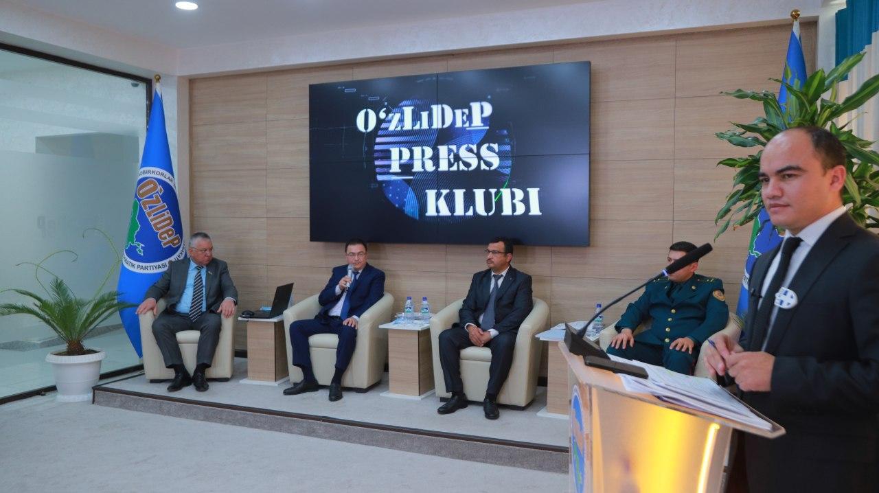 O’zLiDeP Press Klubi”да “Рақамли Ўзбекистон – 2030” стратегиясини амалга оширишдаги вазифалар муҳокама қилинди