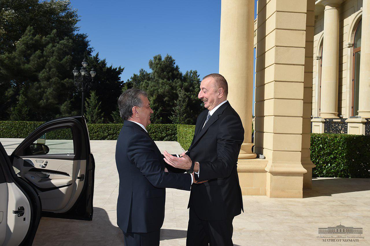 Состоялась встреча Президентов Узбекистана и Азербайджана