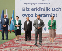 UzLiDeP representatives call on the population to actively participate in the referendum