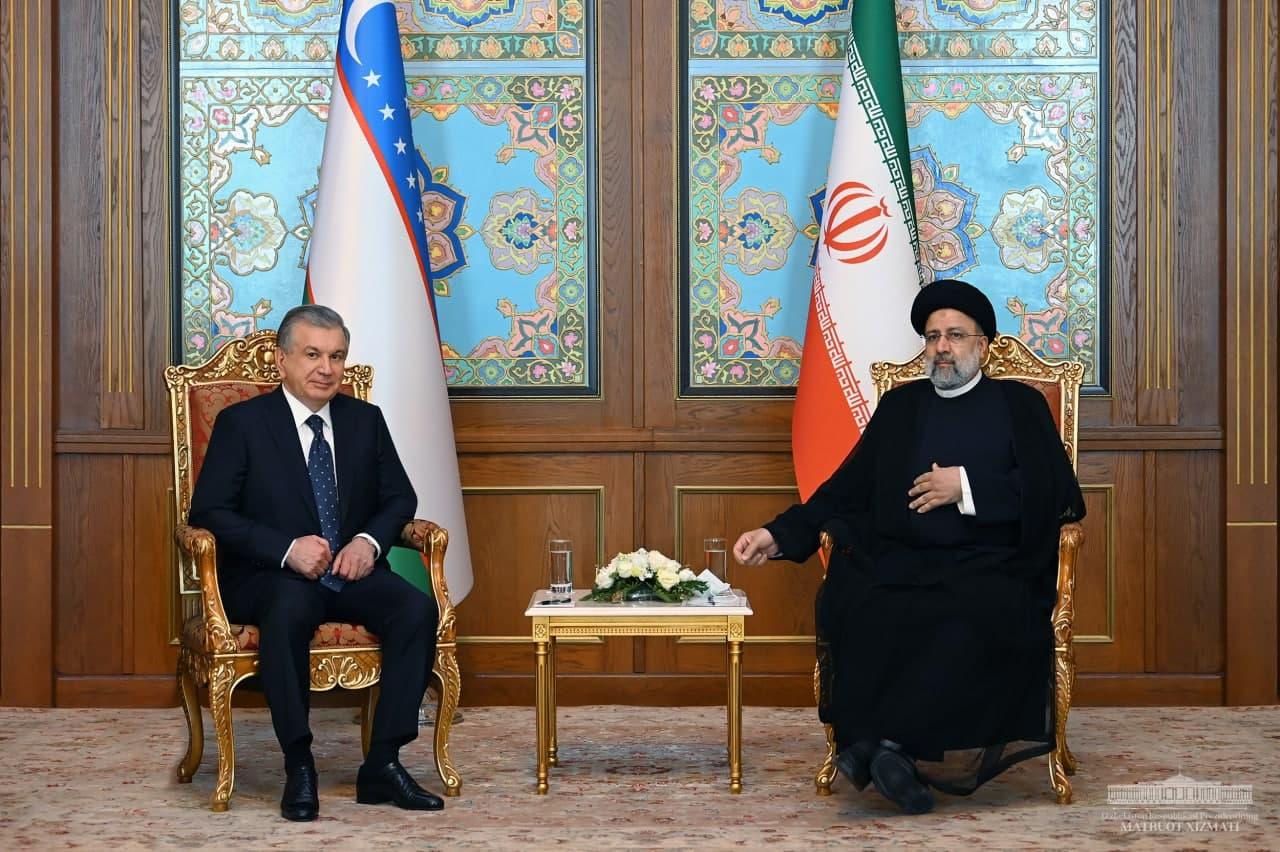 Президент Узбекистана обсудил с Президентом Ирана пути расширения практического сотрудничества