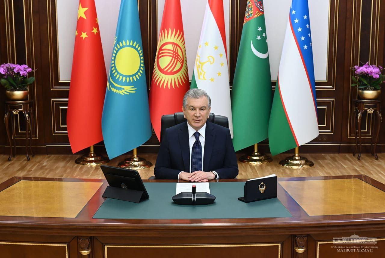 Президент Республики Узбекистан принял участие в онлайн-саммите «государства Центральной Азии - Китай»