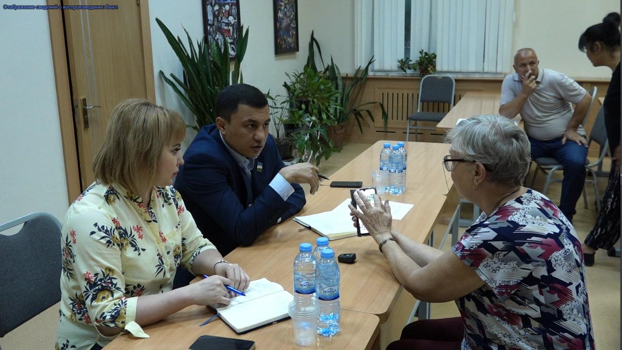 Dialogue of voters with a deputy elected from the 12-constituency “Yalangoch”