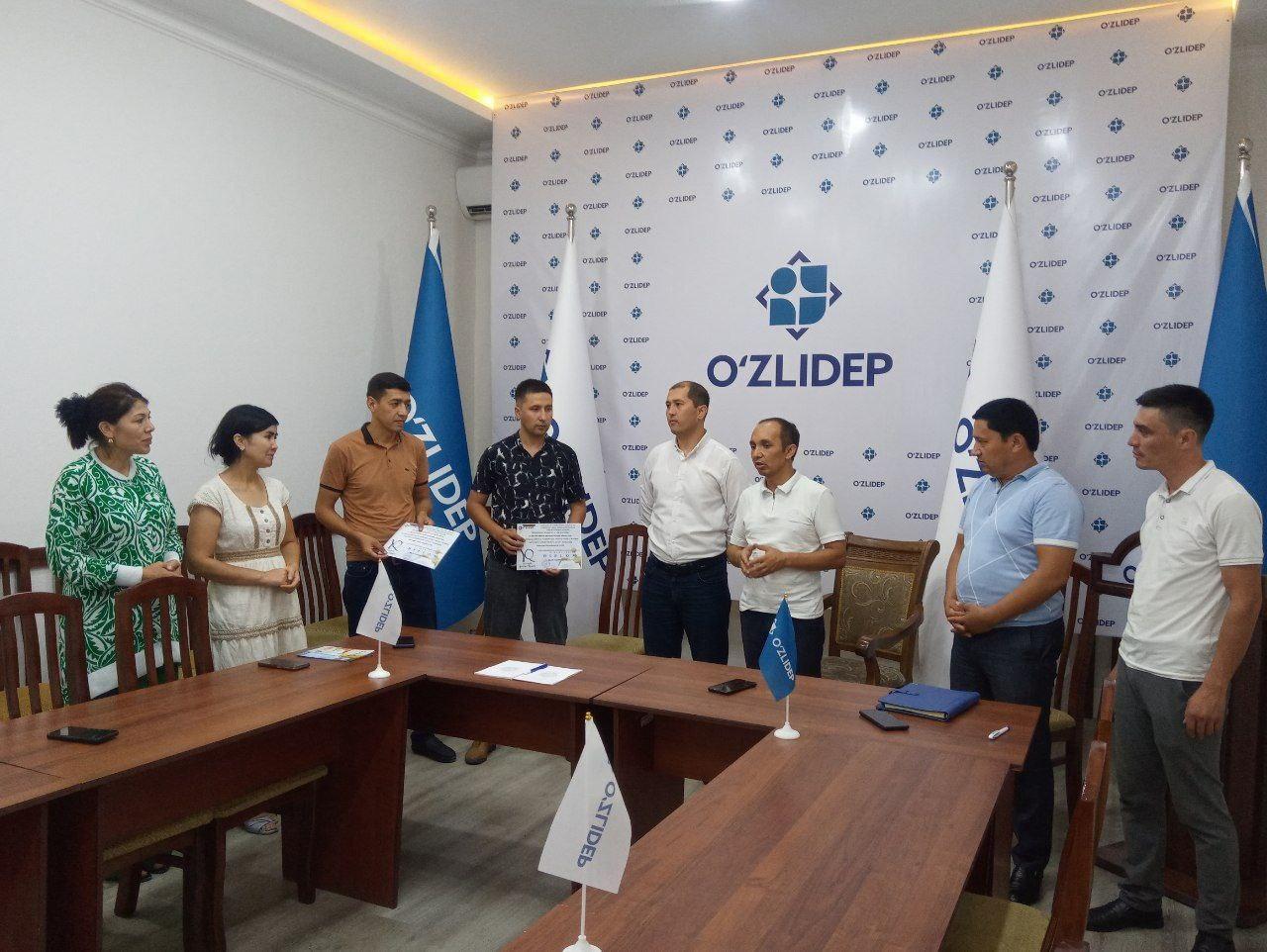 Winners of Namangan regional stage of the project “I will become an entrepreneur” defined
