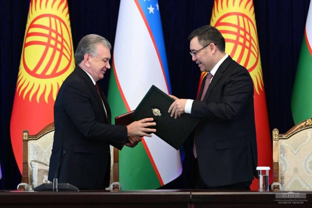 The signed documents will serve to further strengthen the relations between Uzbekistan and Kyrgyzstan in the spirit of a comprehensive strategic partnership