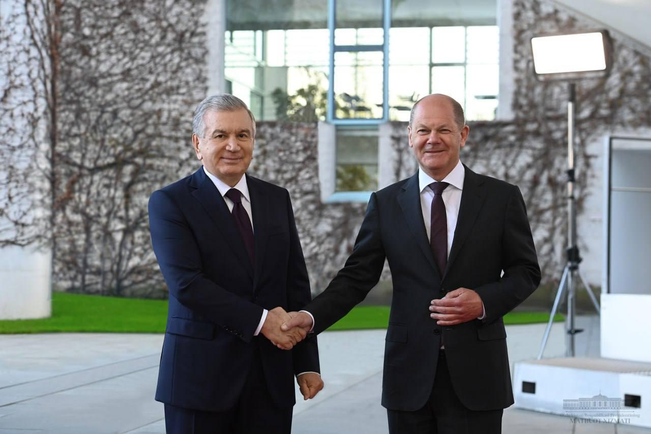 Президент Узбекистана и Федеральный Канцлер Германии обсудили возможности расширения многоплановых отношений