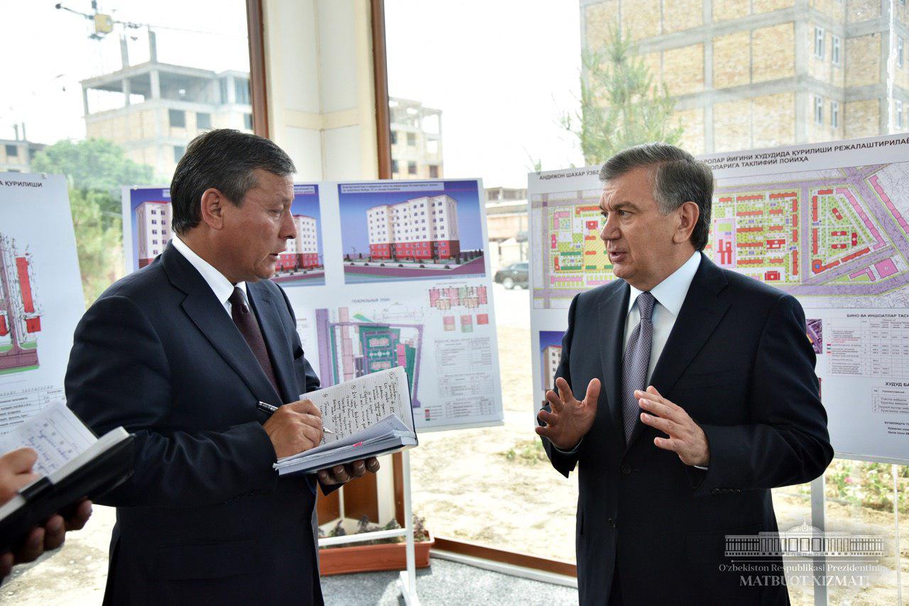 В городе Андижан начнется строительство еще 50 многоэтажных домов
