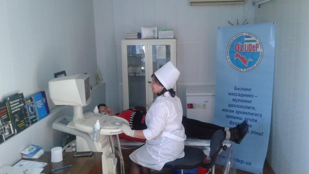 UzLiDeP organized a medical examination for women from Khorezm