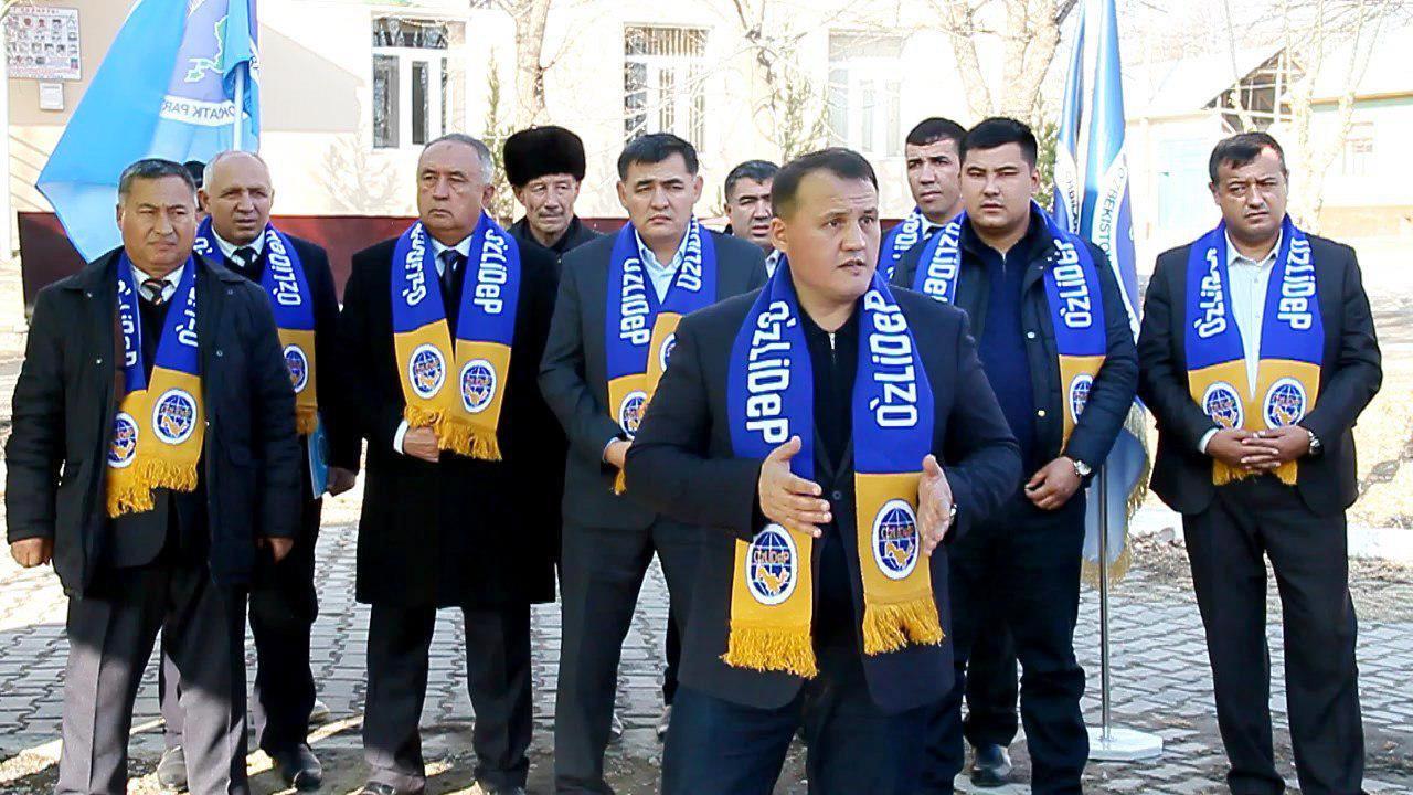 Meeting of candidates from UzLiDeP with Chartak voters