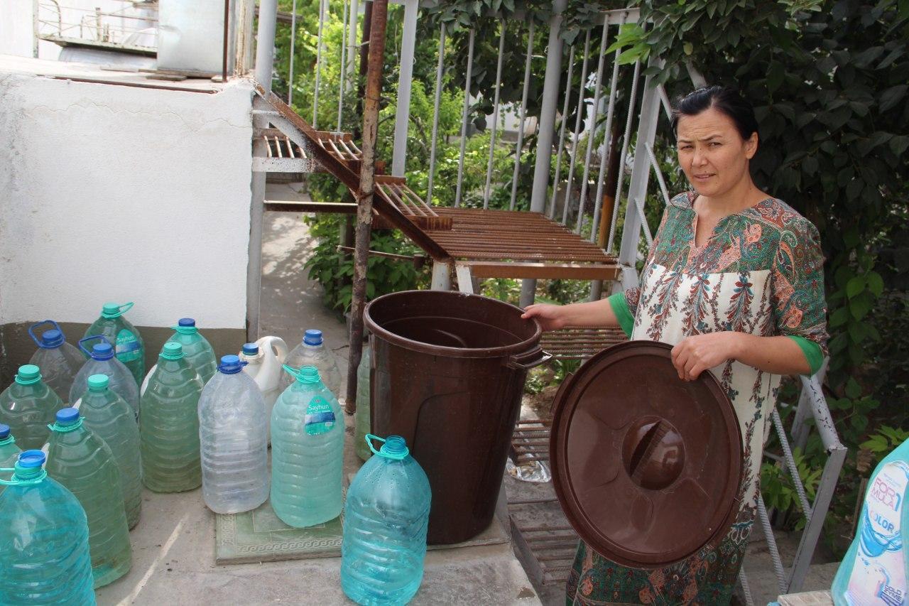 В махалле “Карликбогот” города Карши питьевой воды не будет до  2022 года?