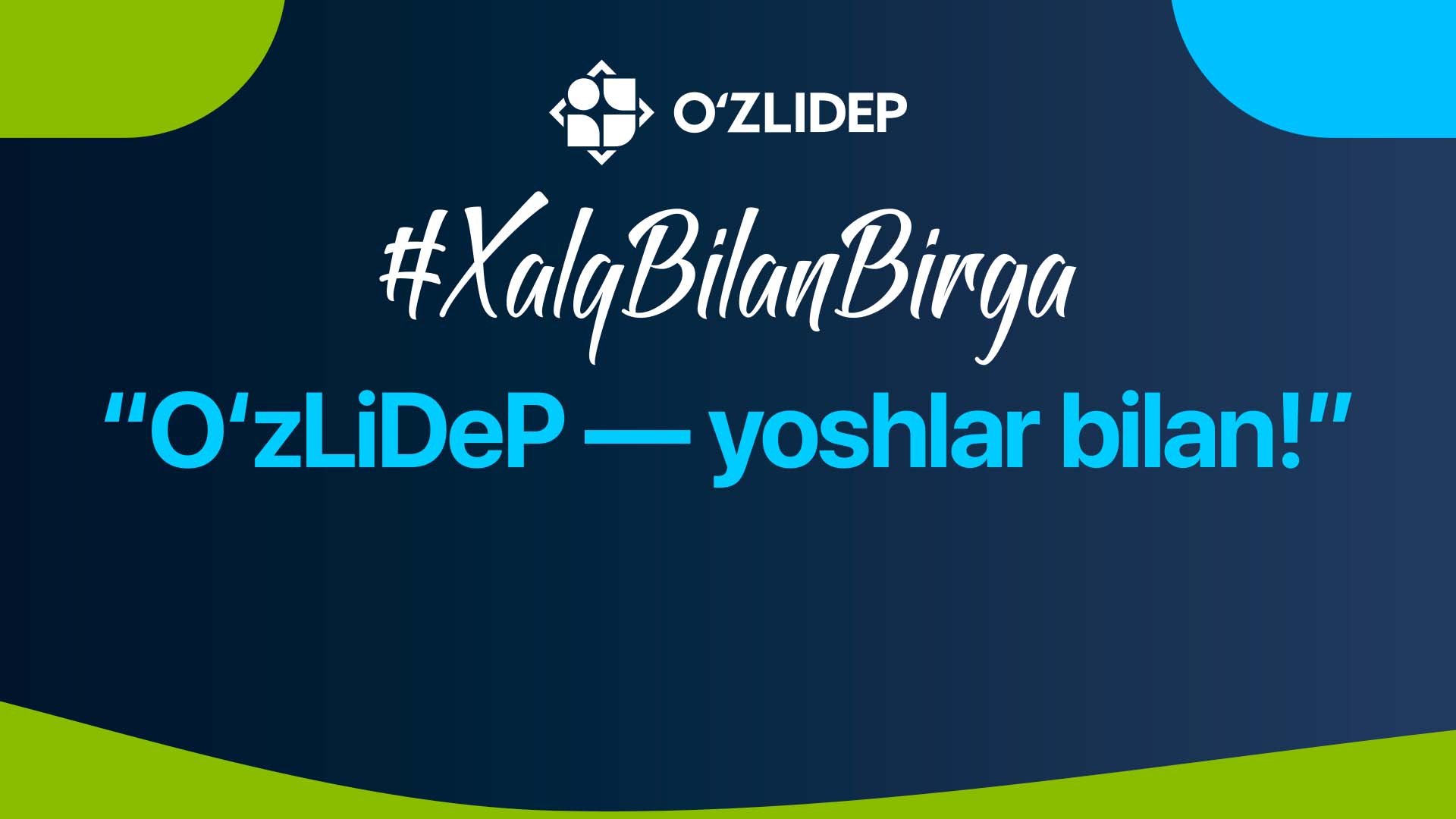 Talaba-yoshlar bilan ochiq muloqot va O‘zLiDeP stipendiyasiga start beriladi