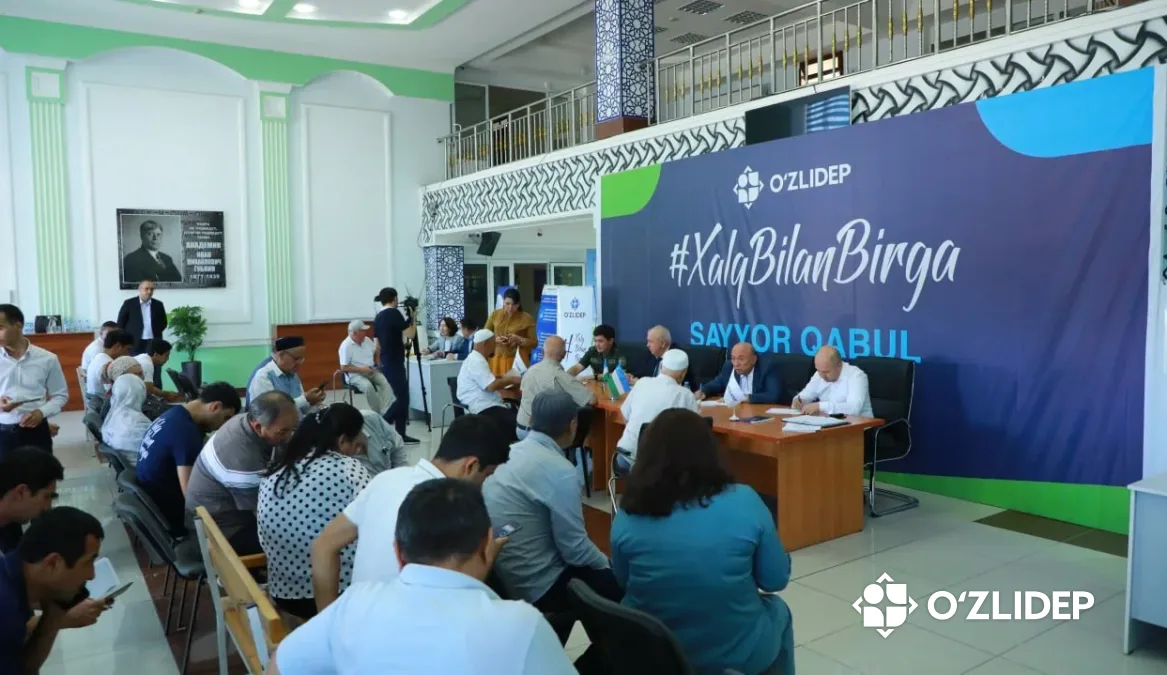 O'zLiDeP sayyor qabulida 50 ga yaqin muammo joyida hal etildi