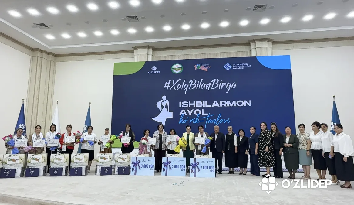 Navoiylik ishbilarmon ayollarning mehnati munosib e’tirof etildi