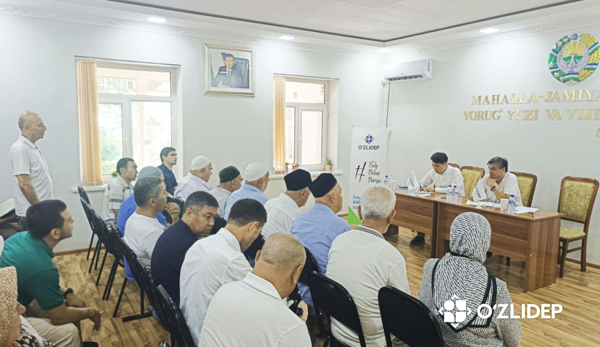 O‘zLiDeP raisi o‘rinbosari tomonidan Uchtepa tumanidagi 12 ta mahalladan ko‘tarilgan muammolar hal qilindi