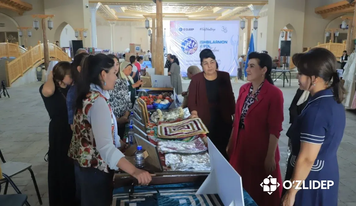 “Ishbilarmon ayol” tanlovining Xorazm viloyat bosqichida 3000 dan ziyod ishbilarmon xotin-qiz ishtirok etdi