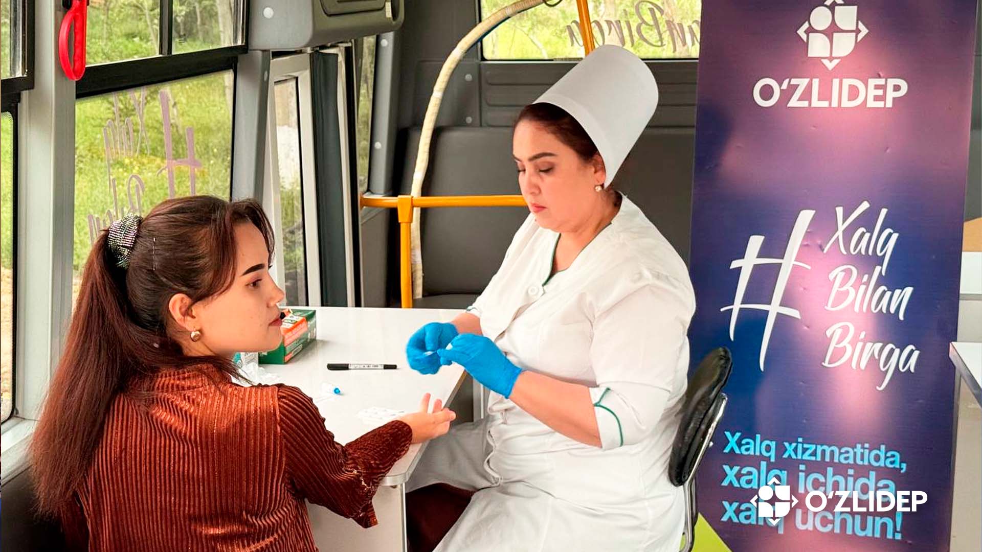 100 нафардан зиёд жиззахлик эҳтиёжманд аҳоли тиббий кўрикдан ўтди