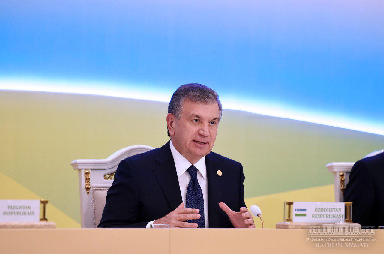 Выступление Шавката Мирзиёева на заседании Совета глав государств-учредителей Международного фонда спасения Арала