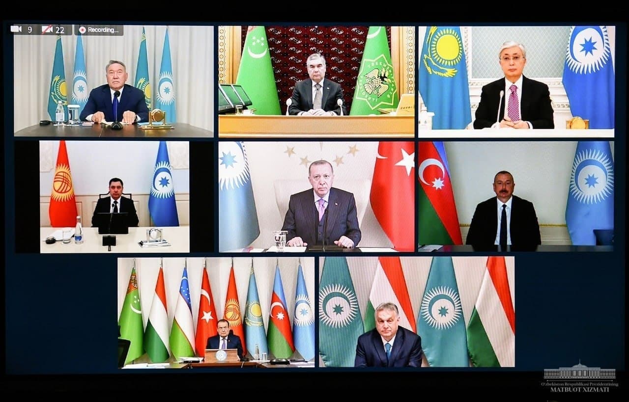 Выступление Президента Республики Узбекистан Шавката Мирзиёева на неформальном саммите Тюркского совета в формате видеоконференции
